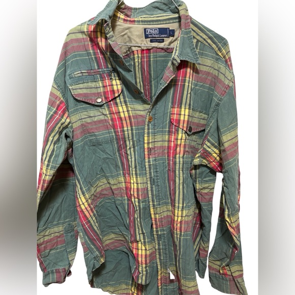 Polo by Ralph Lauren Men's Multicolor‎ Plaid Shirt - Picture 1 of 4